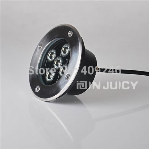 5X1Watt LED inground underground flood light IP65 Buried lighting LED outdoor lamp light 12V OR 24V OR AC85-265V