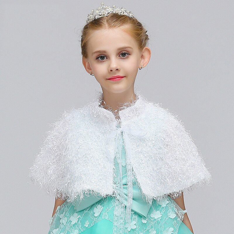 Chaqueta de Bolero para niña de boda para niño, capa para vestido de princesa, prendas de vestir, vestido de flores, abrigo de boda para dama de honor, abrigos y chales