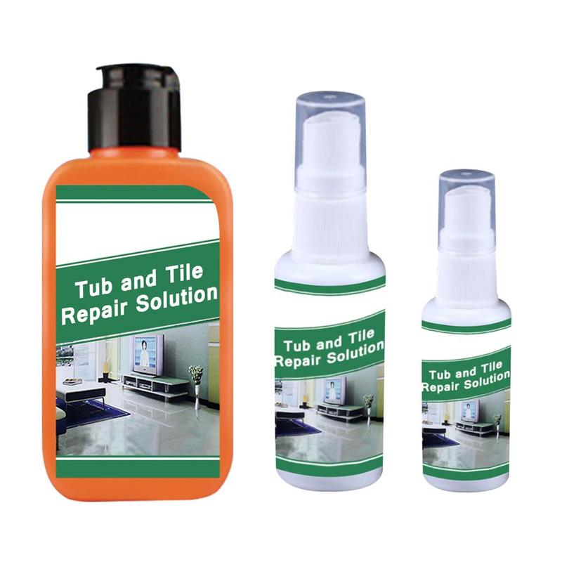 Tile Scratch Repair Spray Bathtub Tile Scratch Remover Agent Sink Ceramic Floor Scratch Cleaner Repair Furniture Repair Liq Q9K4