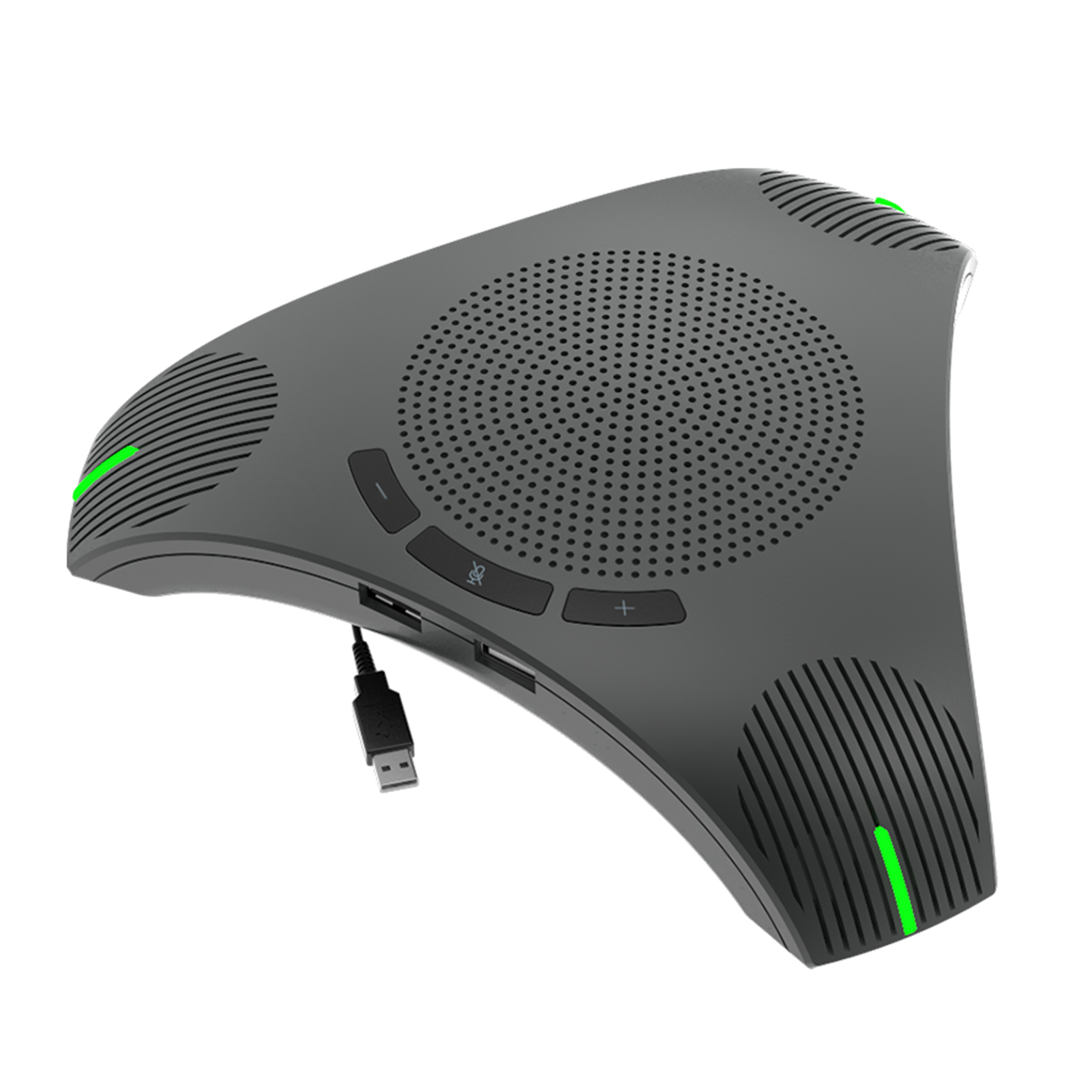 Mikrofon konferencyjny USB do zestawu głośnomówiącego Wielokierunkowy mikrofon komputerowy 360 ° Odbiór głosu z klawiszem wyciszania do konferencji Skype/wideo