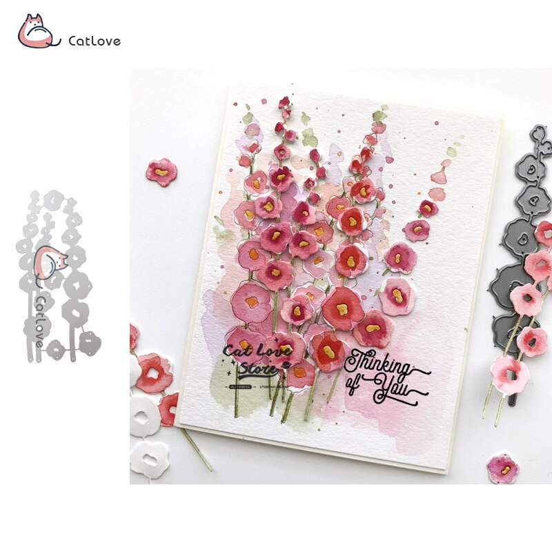 Bloem Plant Metalen Stansmessen Stencils Voor DIY Scrapbooking Papieren Kaart Decoratieve Craft Sterft Embossing Die Cuts