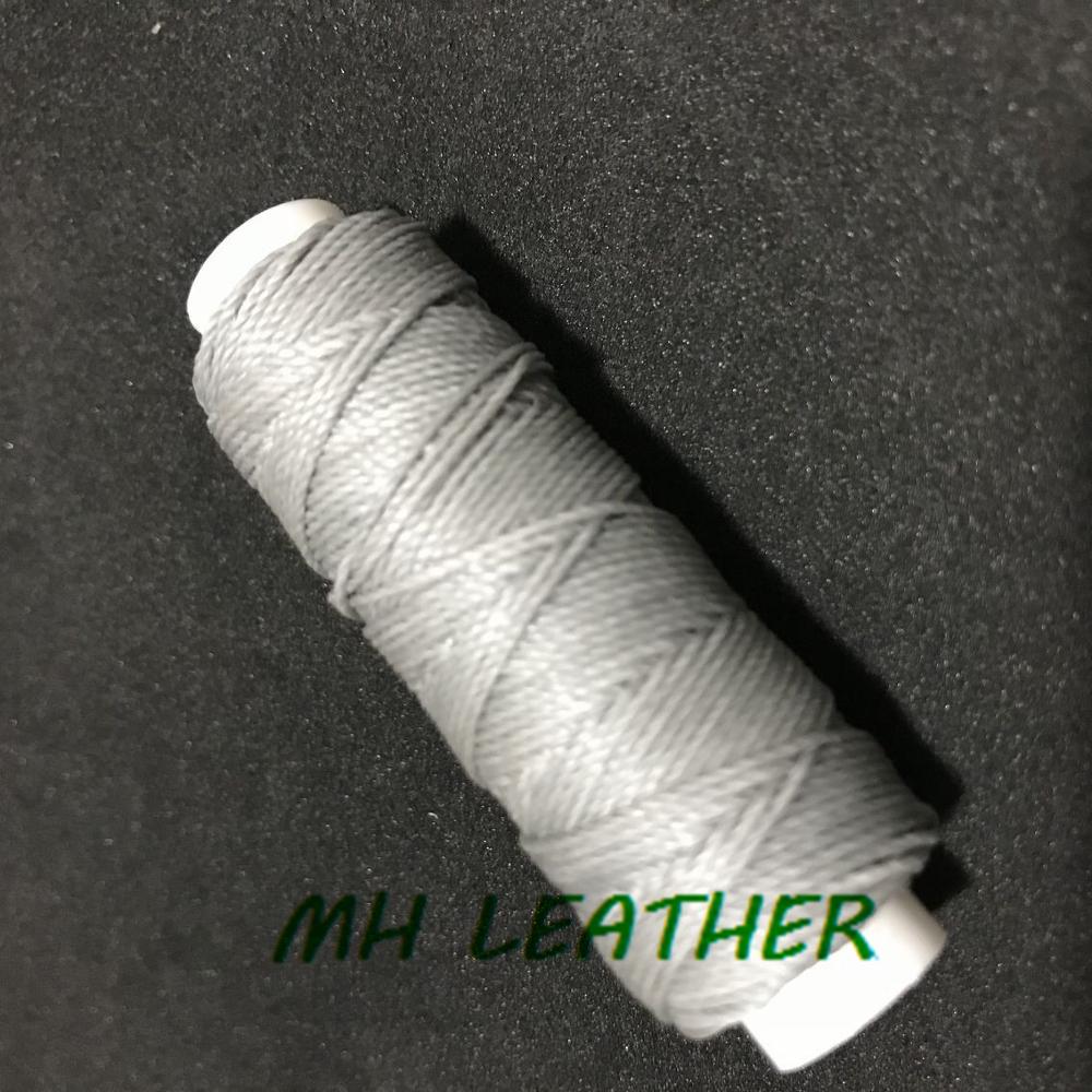 SJ065 0.65mm 20m Long Round Waxed Thread for Leather Craft DIY: 023