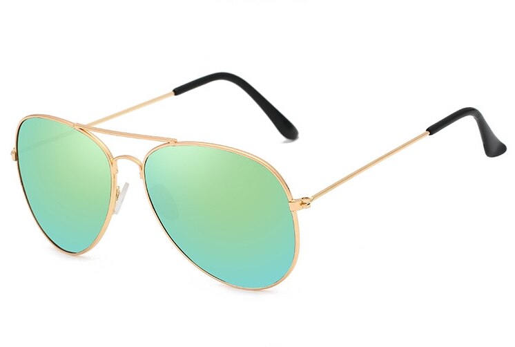 neue Pilot Spiegel Sonnenbrille Frauen/Männer Luxus Sonnenbrille Frauen Vintage Outdoor Driving Oculos De Sol UV400: C5 Gold Gold