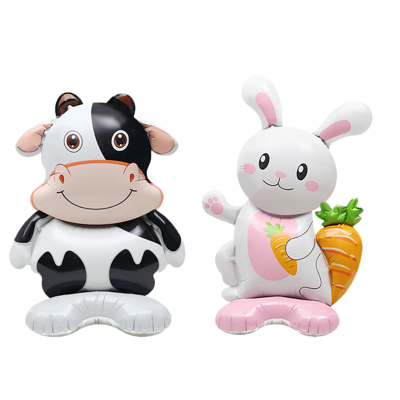 Farm Birthday Party Decorations Chicken Balloon Cow Disposable Tableware Set Baby Shower Dream Rangeland La Granja Zenon Party