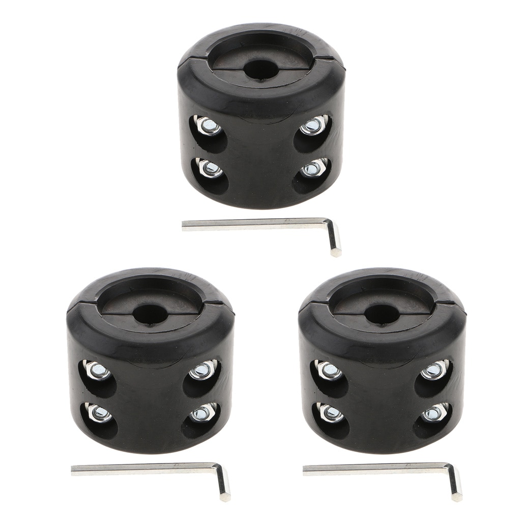 3X Schwarz Winde Kabel Haken Stopper Gummi Seil Linie Sparer für ATV UTV Fahrzeug 1/2 zoll Kabel Öffnung Durchmesser, perfekte passen