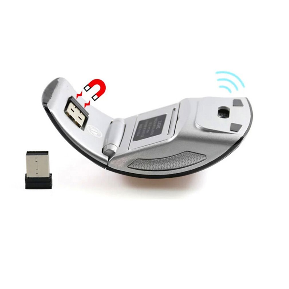 Folding Wireless Mouse Long Battery Life Portable Optical Positioning Notebook Computer Optical Mouse