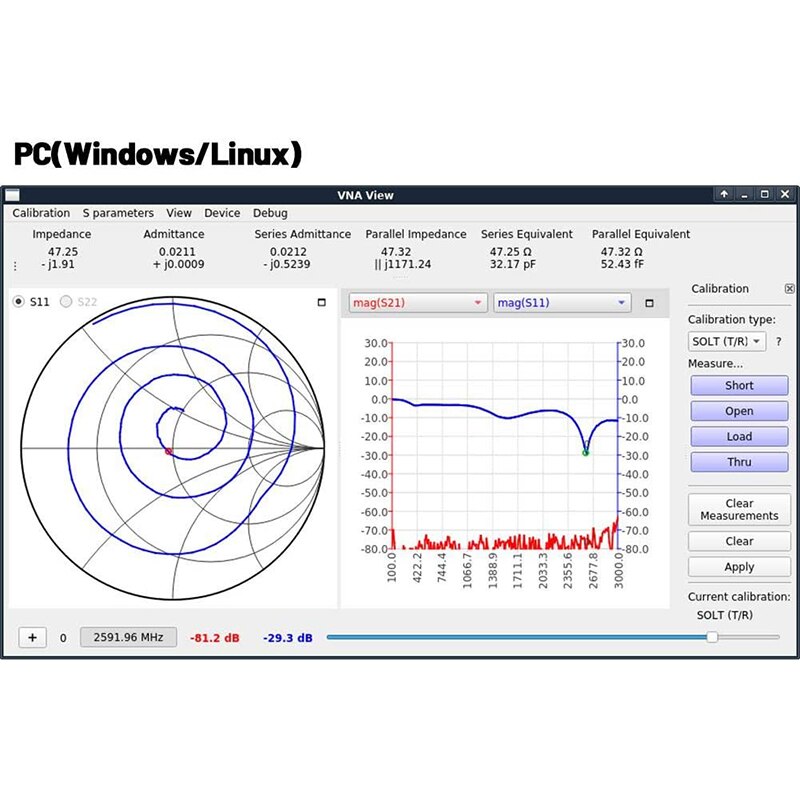 Analizador de red de Vector 3G S-A-A-2 para NanoVNA V2 Analizador de antena de onda corta HF VHF UHF con analizador de antena de vivienda