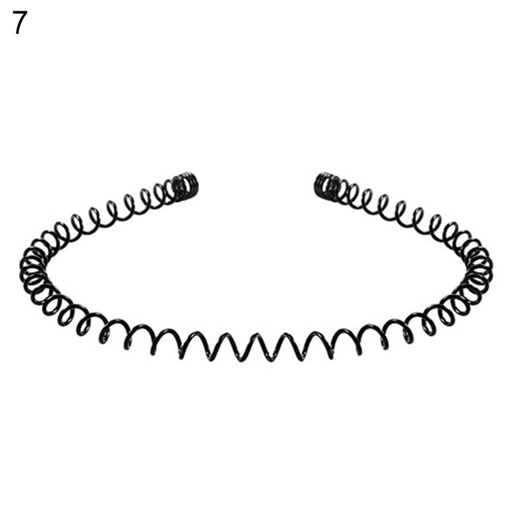 Diadema ondulada de Metal para hombre, horquillas para el pelo, accesorio para el pelo, bandanas para lavar la cara, accesorios para el cabello: 7