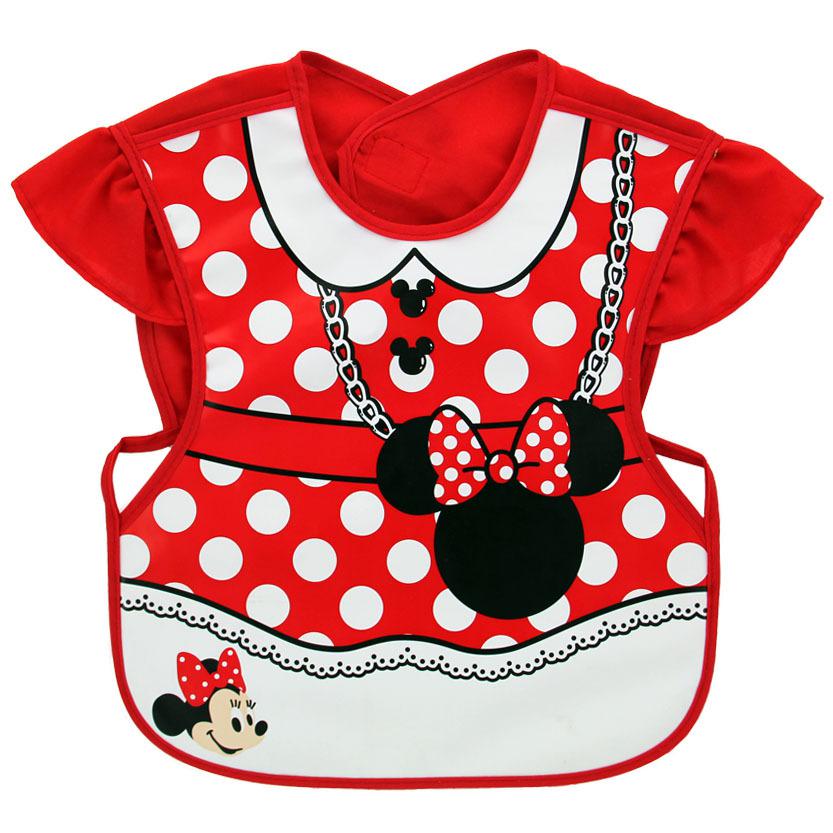 Baby Meal Pocket Waterproof Sleeveless Soft Plastic Baby Bib Meal Overcoat Reverse Dressing: P2