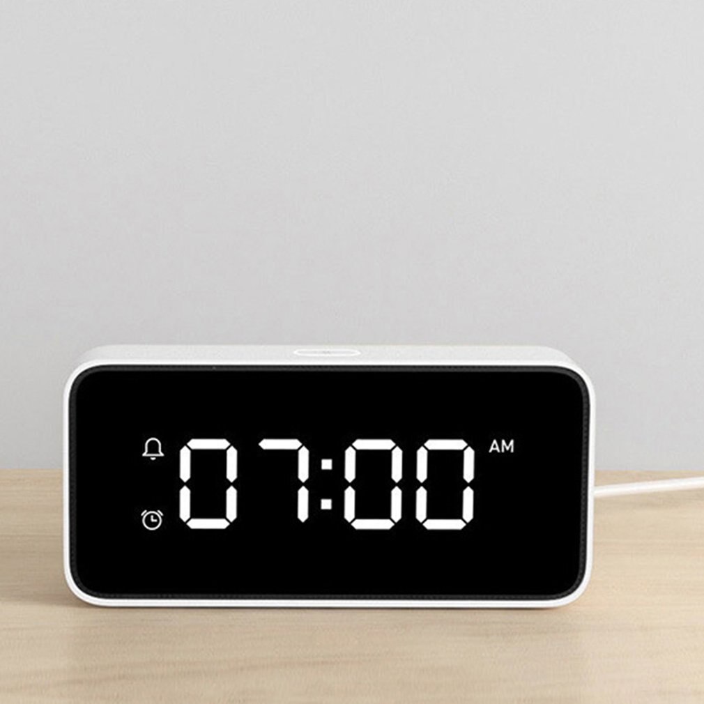 Para Xiaomi Xiaoai reloj despertador inteligente Xiaoai altavoz de clase superior Control de voz en casa Control de voz multifunción música luminosa