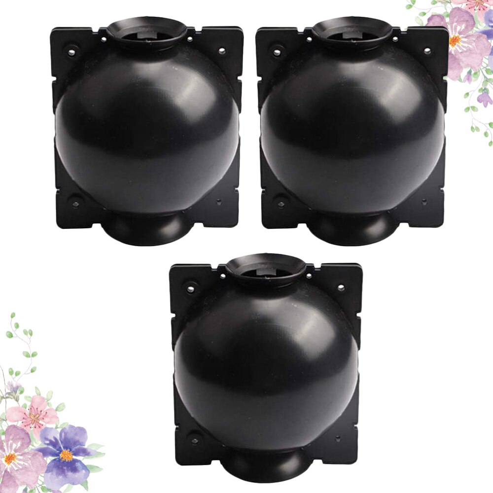 3PC SBotany Root Controller Booster Root Growth Box Soil Cultivate Vase for Rose: Black