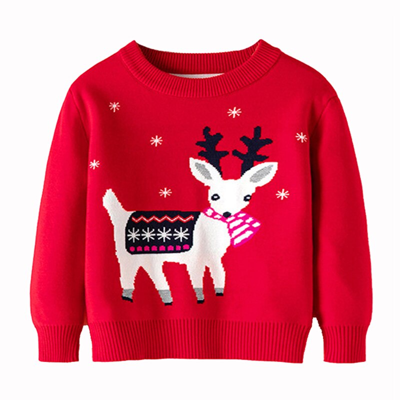 Baby Juletrøjer Piger Drenge Vintertøj Børne Boutique Strikket Sweater til Teen Jumpers