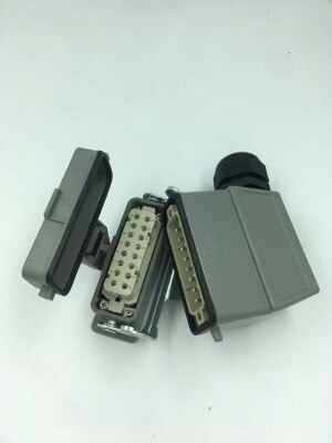 Heavy-duty Connector 16-pin Waterproof Rectangular Aviation Plug Socket Small 16-pin HDC-HA-016-1 Concealed: type 11