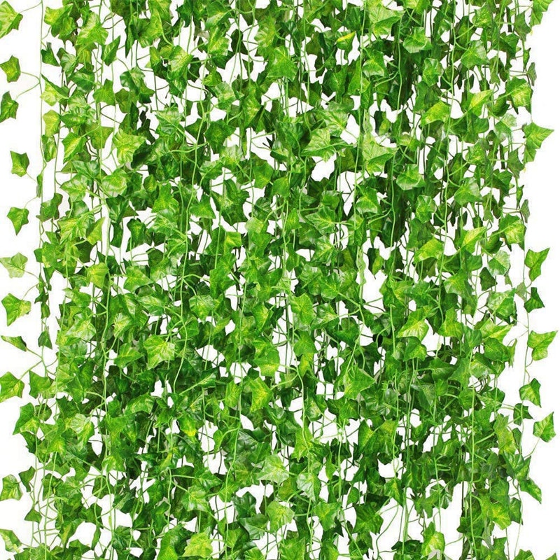 36Stck Künstliche Pflanzen von Reben Falsche Blumen Efeu Hänge Girlande für sterben Hochzeit Party Heimat Bar Garten Zauberstab Deko: Ursprünglich Titel