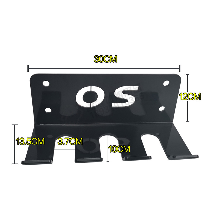 Multifunctional Wall-Mounted Barbell Rod Storage Rack Home Barbell Bar Holder Bracket Heavy-duty Gym Hanging Barbell Frame