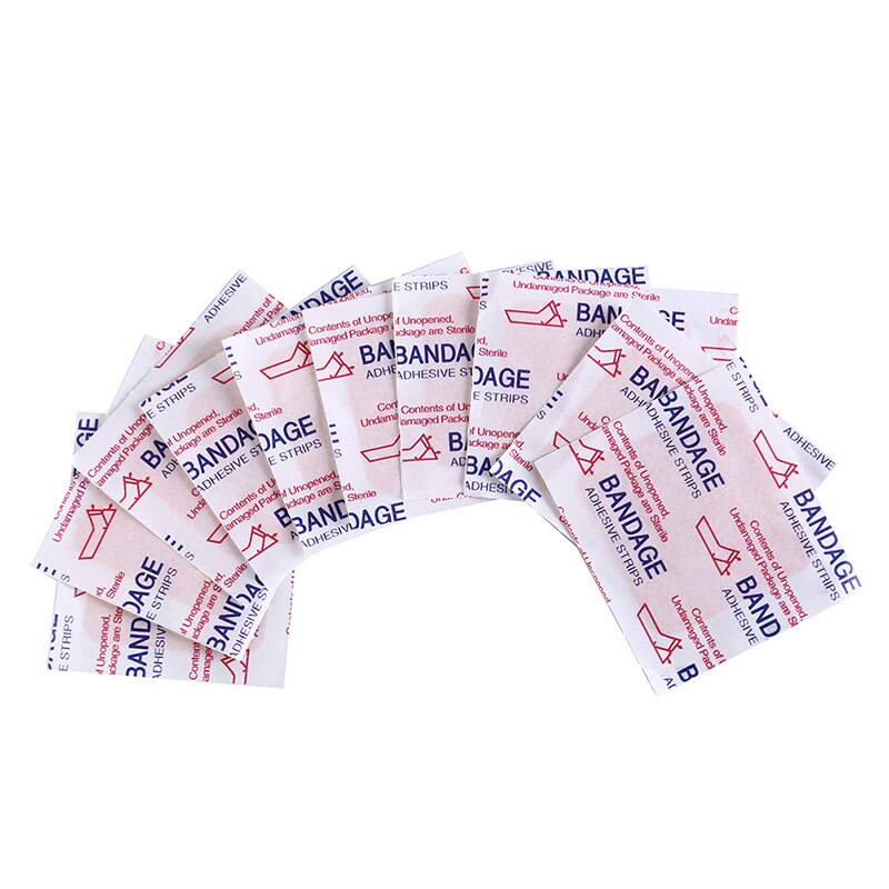 10 stuks waterdichte huidskleurige vierkante pleisters, pleisters voor wondgenezing buitenshuis, babyverzorging