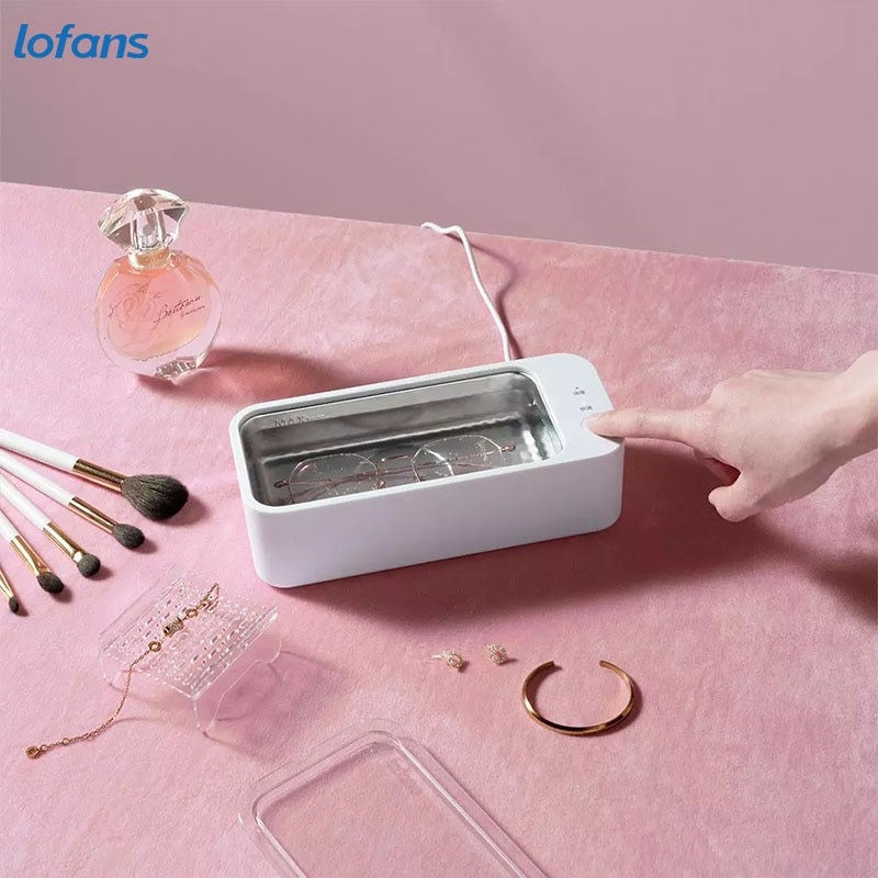Lofans ultralydrensere rengjøringsmaskin sonic vibrator høyfrekvent vibrasjon vaske briller smykker