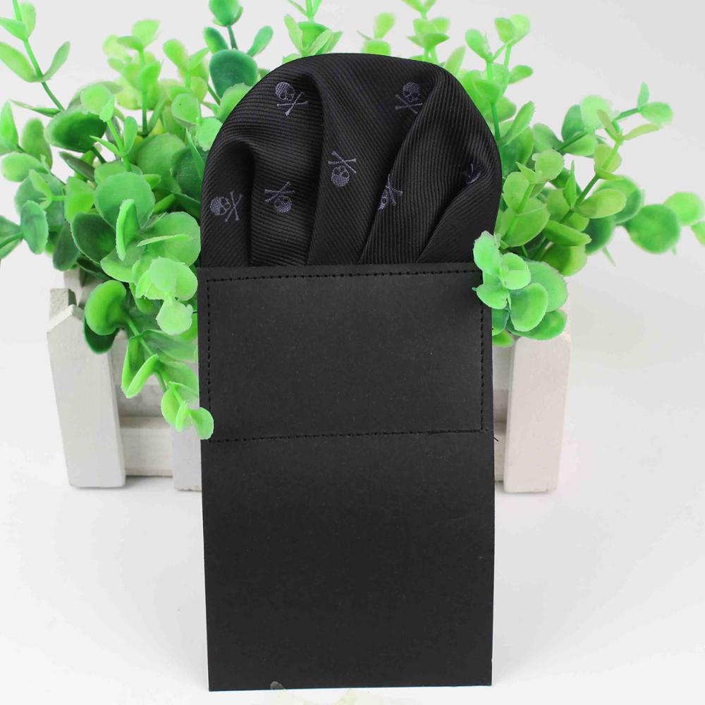 Pañuelos de poliéster para hombre, pañuelos con estampado de Calavera, pañuelos cuadrados de bolsillo para Halloween, pañuelo de bolsillos cuadrados, estilo Casual horrible: 6