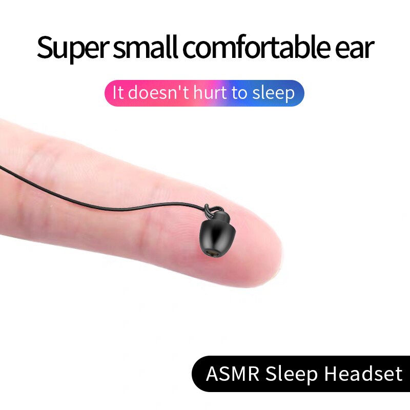 Schlaf Kopfhörer in-Ohr HiFi Weiche Silikon Headset 3,5mm Lärm abbrechen Keine Ohr Druck Spielen kopfhörer für Xiaomi huawei