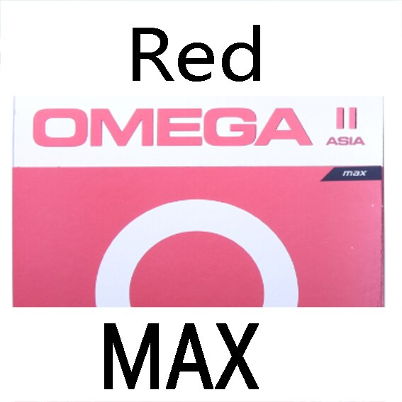 Original Xiom Omega 2 Asia Table Tennis Rubber Ping Pong Rubber Ryu Seung-min: Red MAX