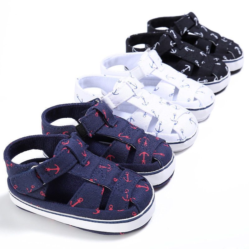 0-18M Girls Print Cool Soft Crib Baby Shoes Newborn Infant Summer Casual Sandal Shoes Boys First Walker