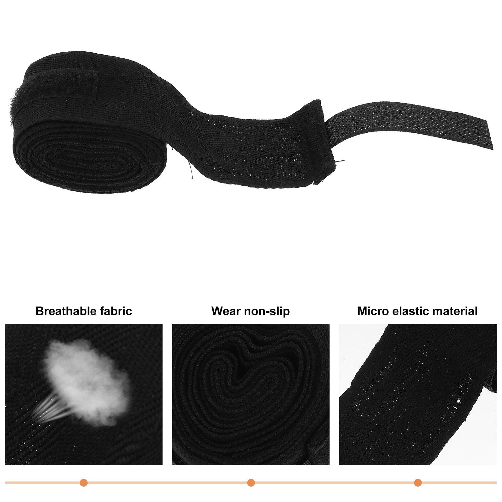 2 Pairs of Hand Guard Strap Breathable Boxing Hand Bandage Fitness Supplies