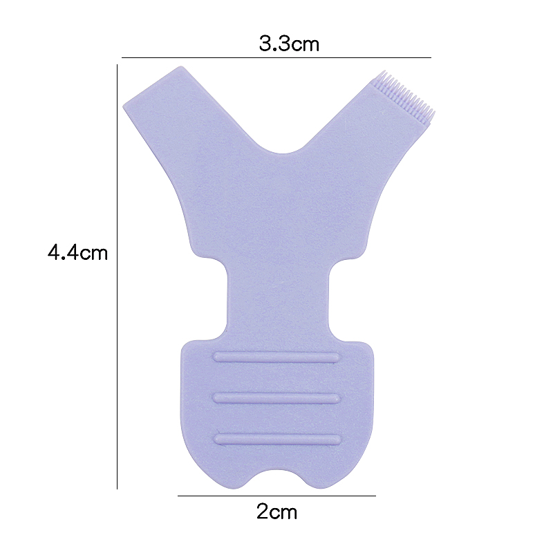 10 pz Nuovo Riutilizzabile Estensione Delle Ciglia Pennello per Il Trucco A Forma di Y frusta sollevamento Microbrush Ciglia Bigodino Applicatore Pettine Strumento di Bellezza