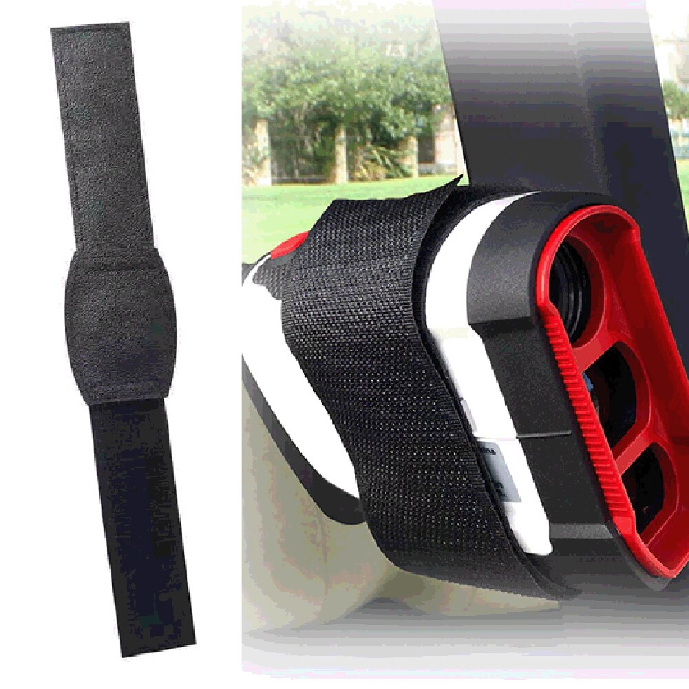 Accesorio de barandilla para carrito de Golf, soporte para barras fáciles de pegar, GPS, fuerte, magnético, de cuero PU, correa duradera para telémetro, estable y ajustable