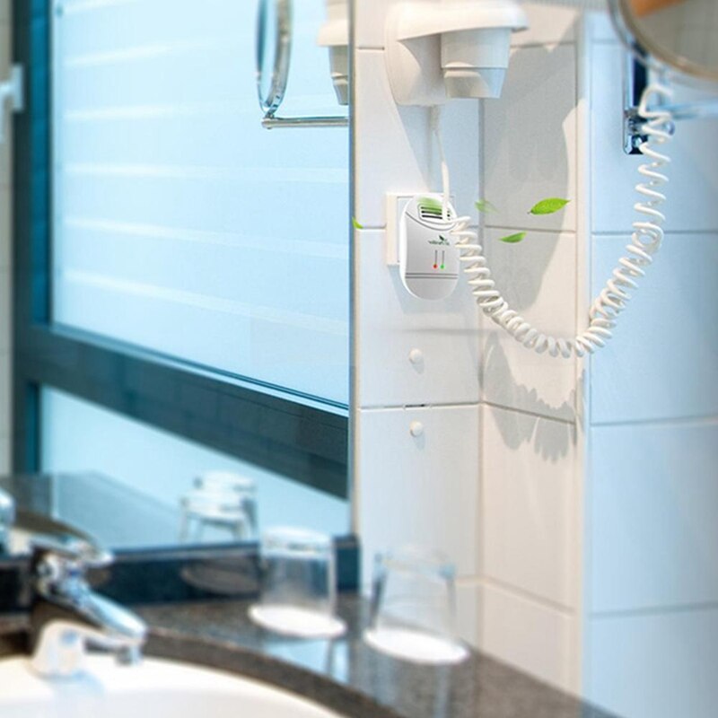 Purificador de aire ionizador 2X para el hogar generador de iones negativos limpiador de aire eliminación de formaldehído Purificación de polvo de humo-enchufe estadounidense