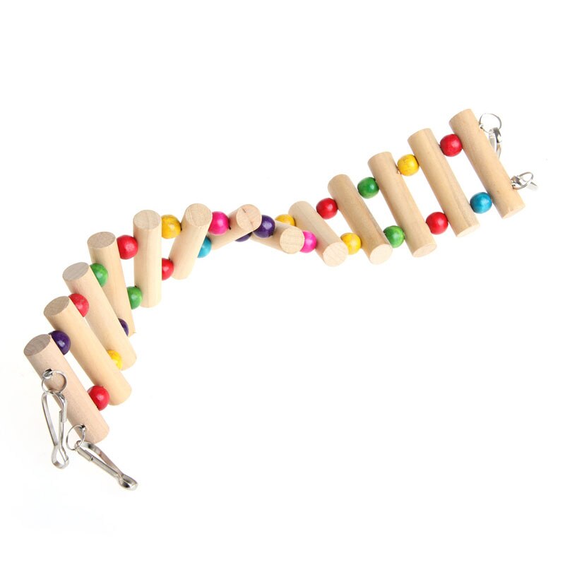 Vogels Swing Houten Brug Ladder Klim Valkparkiet Parkiet Budgie Papegaai Speelgoed