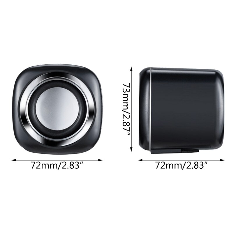 H052 Computer Speaker USB Speaker Small Wired Multimedia Speaker for PC Monitor Desktop Laptop Smartphones Tablets Projectors