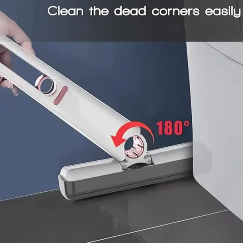 Draagbare Mini Spons Mop Handvrij Wassen Opvouwbare Zelf Knijp CleaningMop Nat En Droog Gebruik Super AbsorbentMop Voor Badkamer Keuken