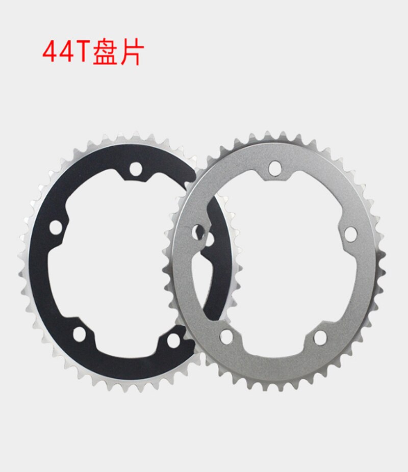 Fixed Gear Bicycle Chainring Single Speed Bike 130 BCD Chain Wheel Fixie 44T 46T 48T 1/2X1/8&quot; Crankset Plate BIke Spare Parts