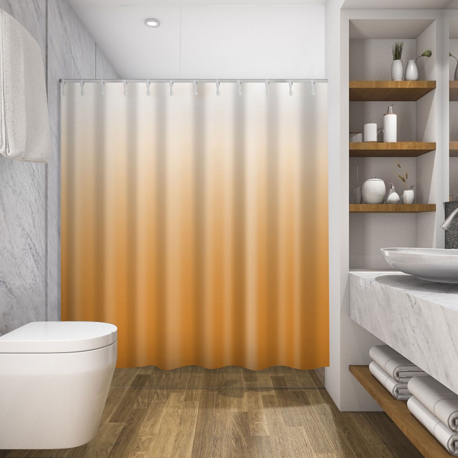 40 # Mooie Kleurrijke Tie Dye Gedrukt Gradient Douche Gordijnen Frabic Waterdicht Polyester Bad Gordijn Met Haken 180x180cm