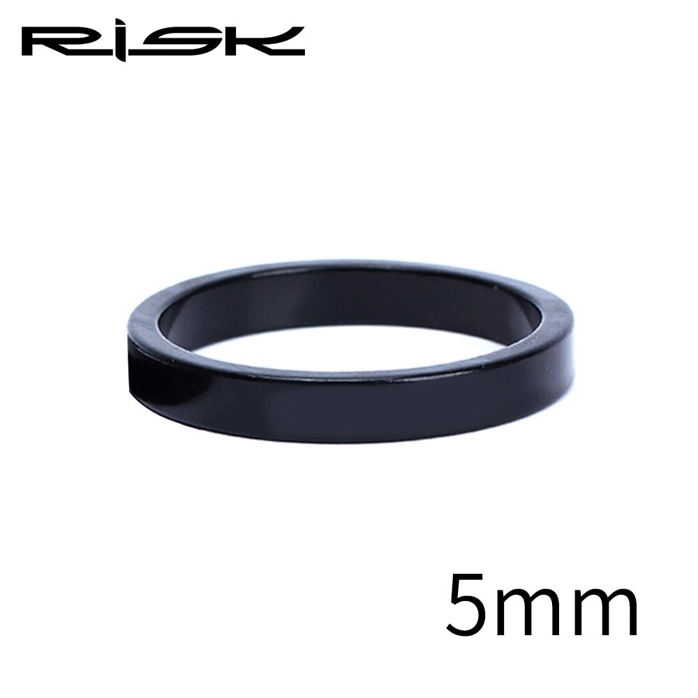 Risiko 2/3/5mm aluminiumslegering cykel justering headset afstandsstykker cykelgaffel spændeskive frempind hæve styr ring cykel tilbehør