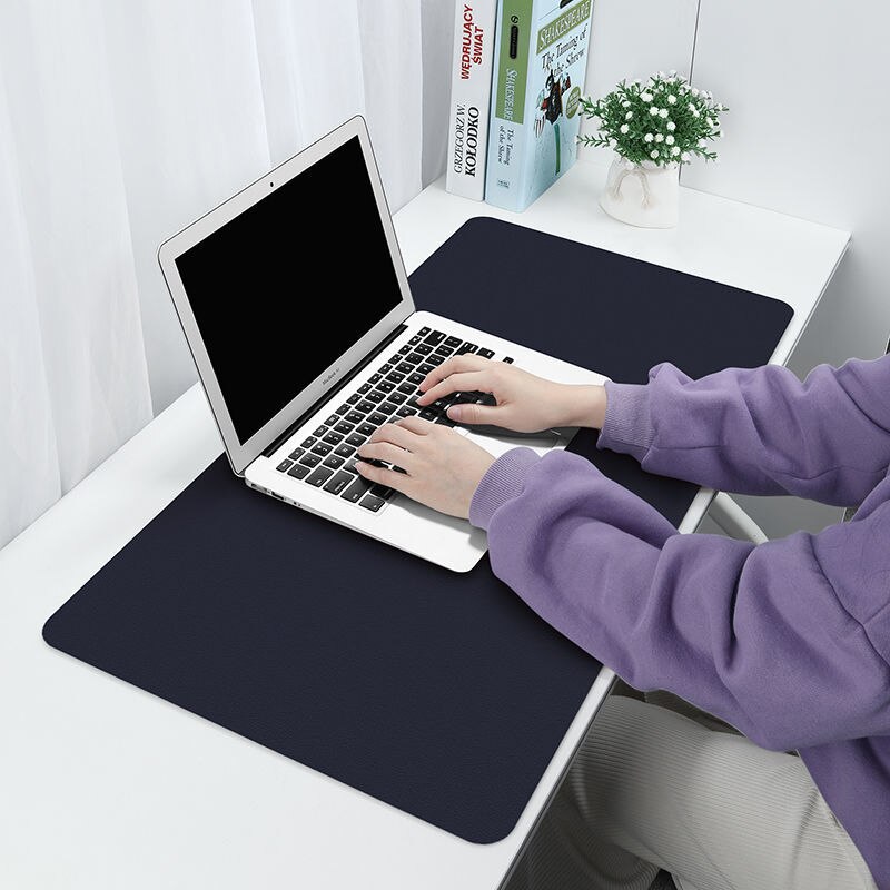 Grote Muismat Extra Grote Antislip Bureau Pad Waterdicht Pu Lederen Bureau Tafel Protector Gaming Muis Mat Voor spel Kantoor Werk: 80x40cm 3