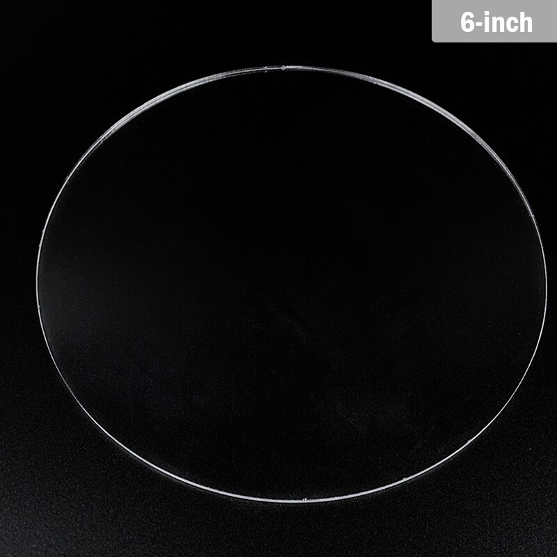 Clear Acrylic Round Cake Disk Square Discs Circle Base Boards Boards In Acrylic: RO6