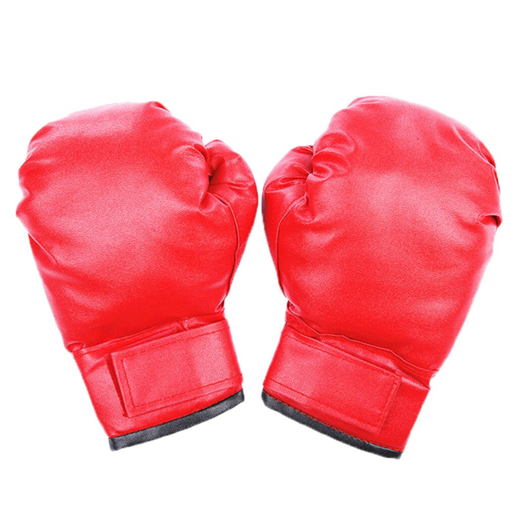1/2/ sett sports barn og kvinner boksing trening svamphansker muay thai sparring stansing kickboksing pu protect hansker: Rosa