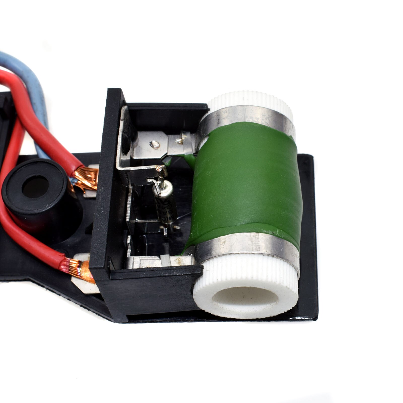 WOLFIGO Engine Cooling Fan Motor Blower Motor Resistor Radiator For Mini Cooper 2003 2004 2005 2006 2007 17117541092R