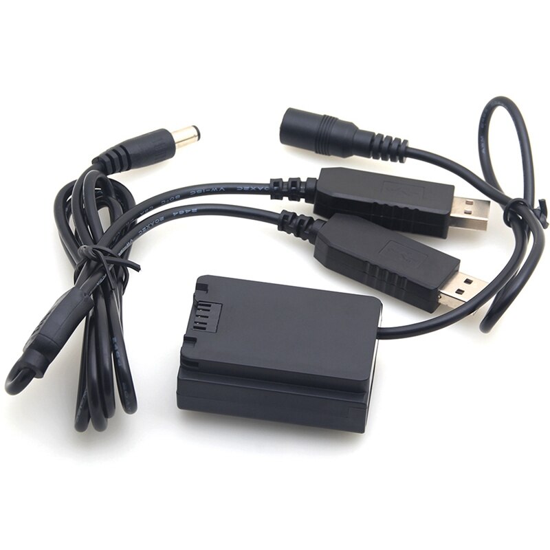 Np-Fz100 batterie factice coupleur cc double adaptateur Usb pour Sony A7Iii A9 A7Riii A7Siii appareil photo reflex numérique