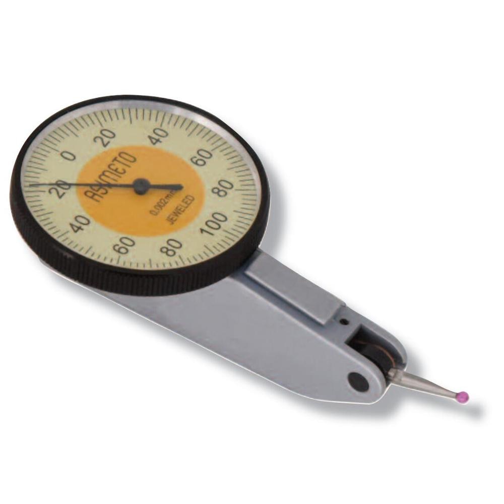 Rango de medición asimetro 0,8mm 502-08-2 4040mm tamaño de la esfera graduación 0,01mm 0-40-0 Dial indicadores de prueba de la esfera de lectura