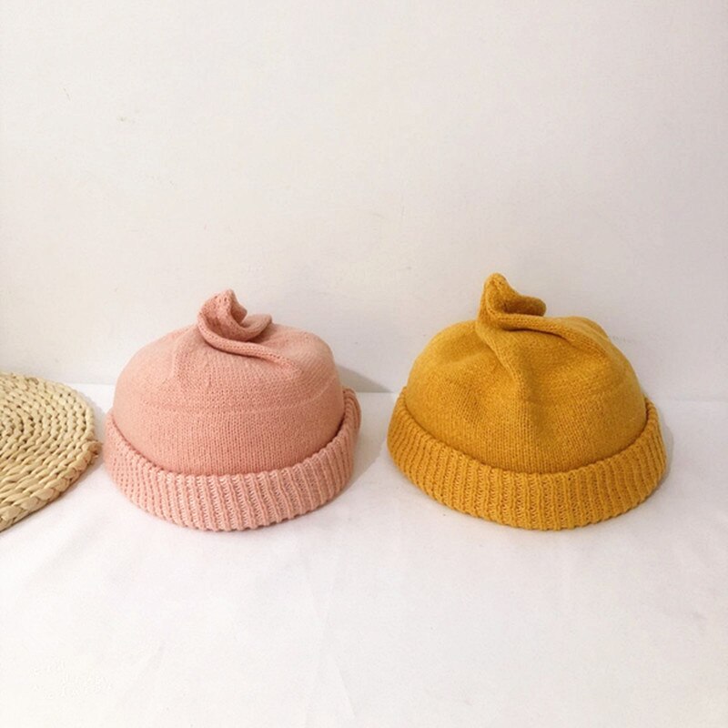 Gebreide Kinderen Beanie Muts Baby Baby Jongen Meisje Hoed Warm Kinderen Baby Herfst Winter Meisjes Hoed Voor Kids Peuter Muts motorkap Enfant