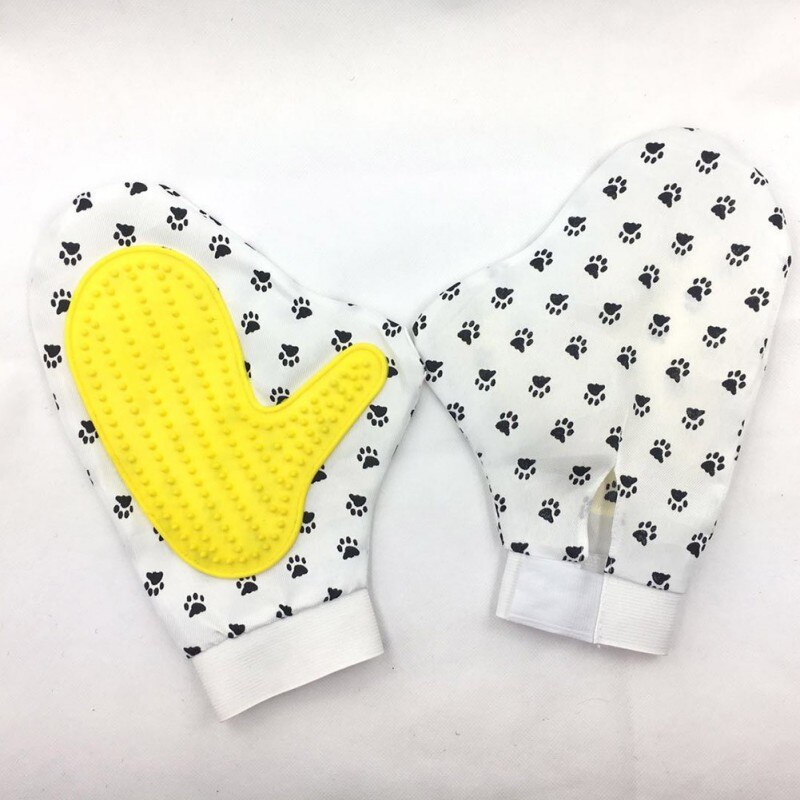 Gants de toilettage en Silicone pour chiens et chats, brosse pour le nettoyage et l'élimination des poils lâches