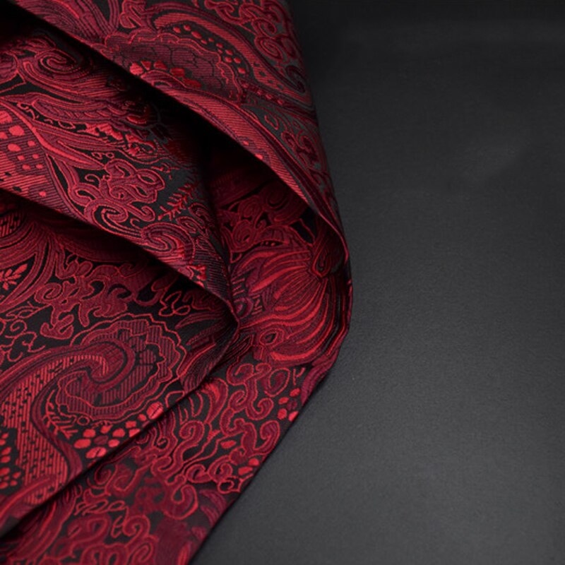 Halstørkle menn jacquard england dress skjorte krage business skjerf dress silke skjerf britisk retro skjorte trykt skjerf