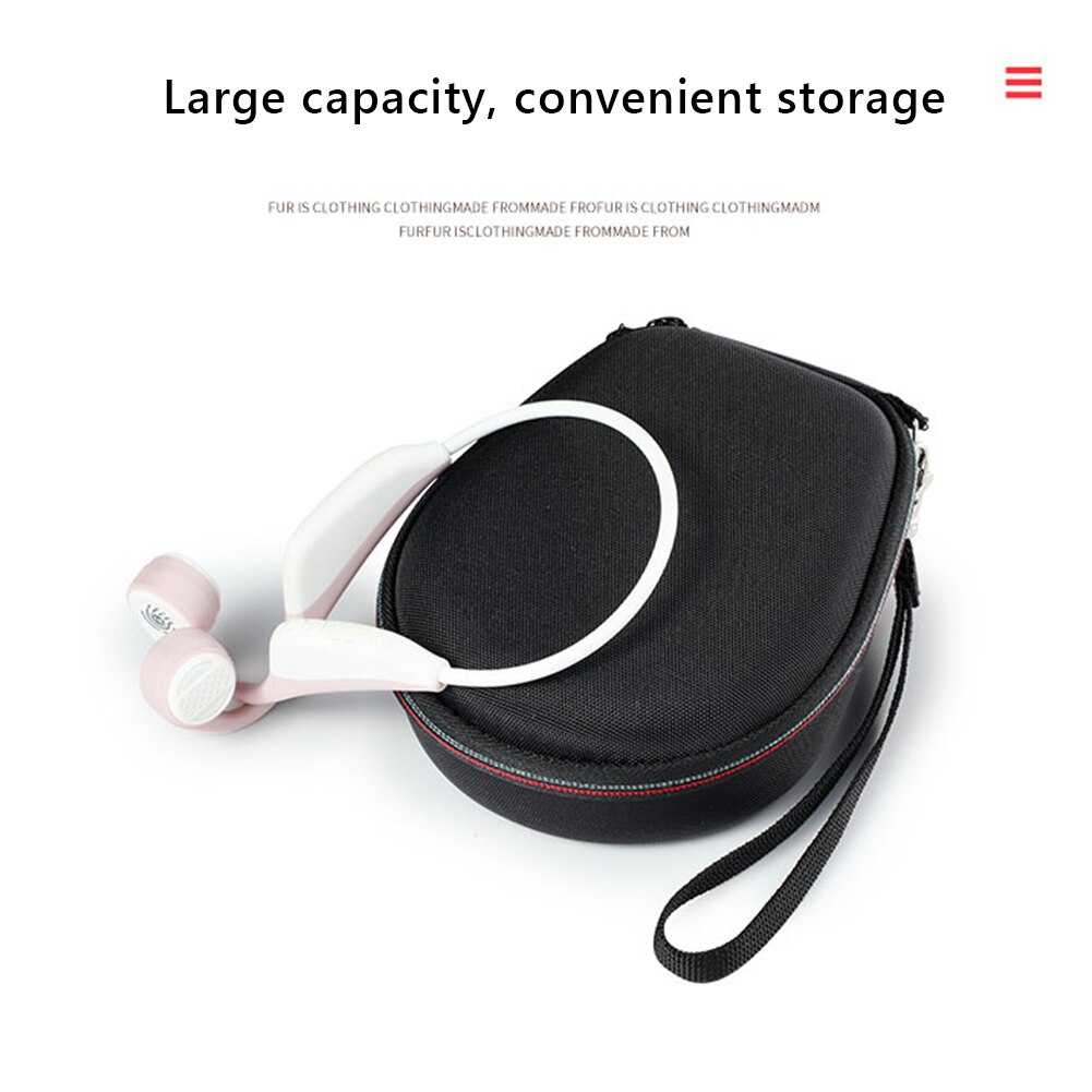 Aufbewahrungstasche für knochenleitungskopfhörer, schutzhülle, lade- und datenkabel sowie aufbewahrungstasche für das aftershokz  as800 as600- set
