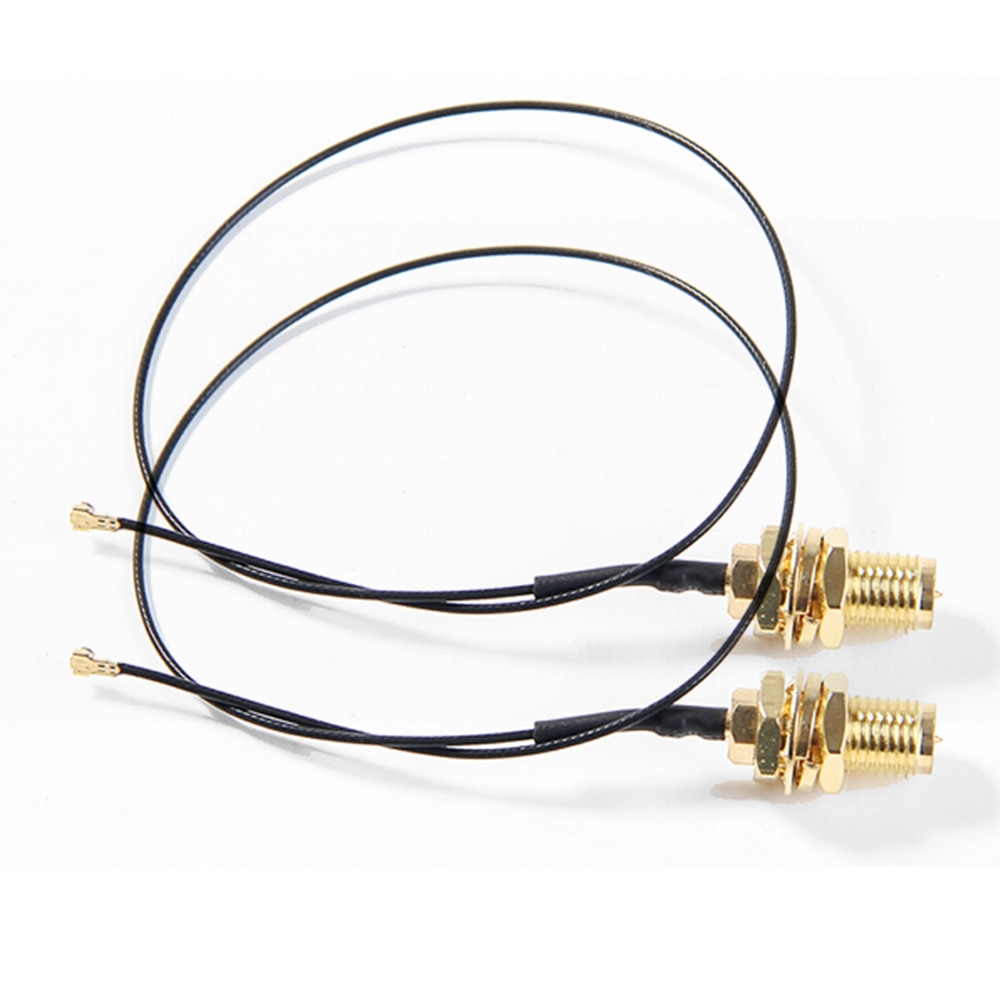 2 x 6dBi doppio gruppo musicale M.2 MHF4 U.fl Cavo per RP-SMA Wifi Modulo antenna per Intel AC 9260 9560 8265 8260 7265 7260 NGFF Scheda M.2