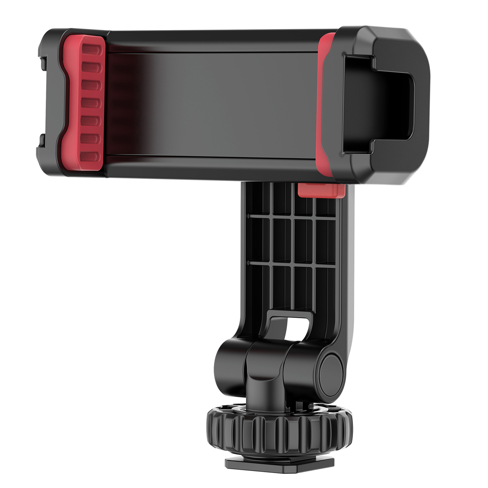 Suporte multifuncional para telefone com braçadeira para tripé de telefone 360 ° Rotativo com suportes duplos para sapata fria para smartphone Vlog Selfie Live