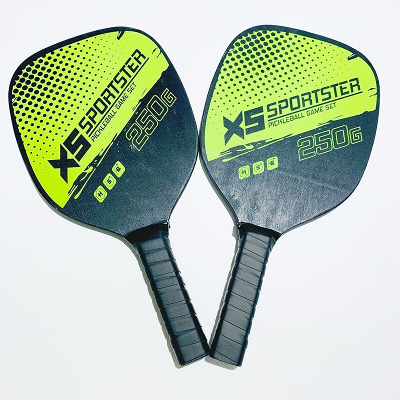 Camwin-Juego de palas Pickleball profesionales, 2 raquetas y 4 bolas de Pickleball con cubierta de bolsa, novedad de madera,