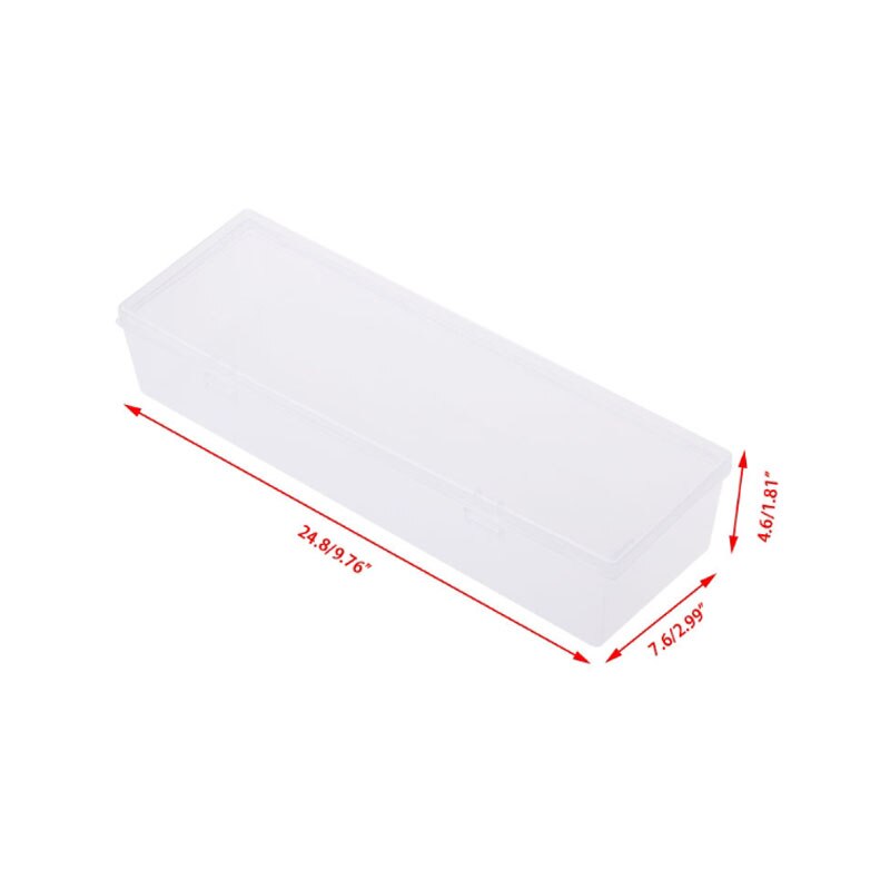 Transparent Plastic Box Storage Collections Product Packaging Box Dressing Case: 17