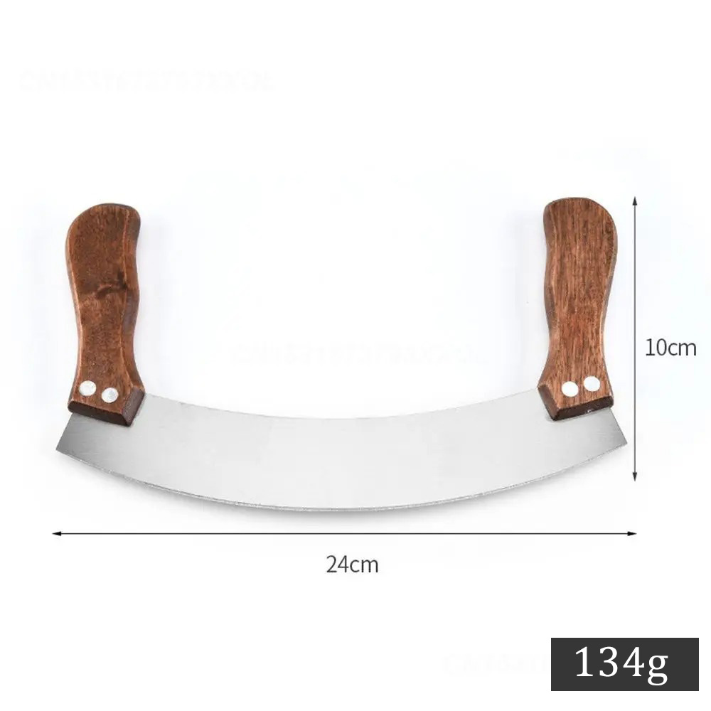 Cortador de Pizza de acero inoxidable, cuchillo para Pizza, cortador de rodillo de pastelería, accesorios de utensilios de cocina para el hogar, mangos de madera, cortador de Pizza: Verde claro